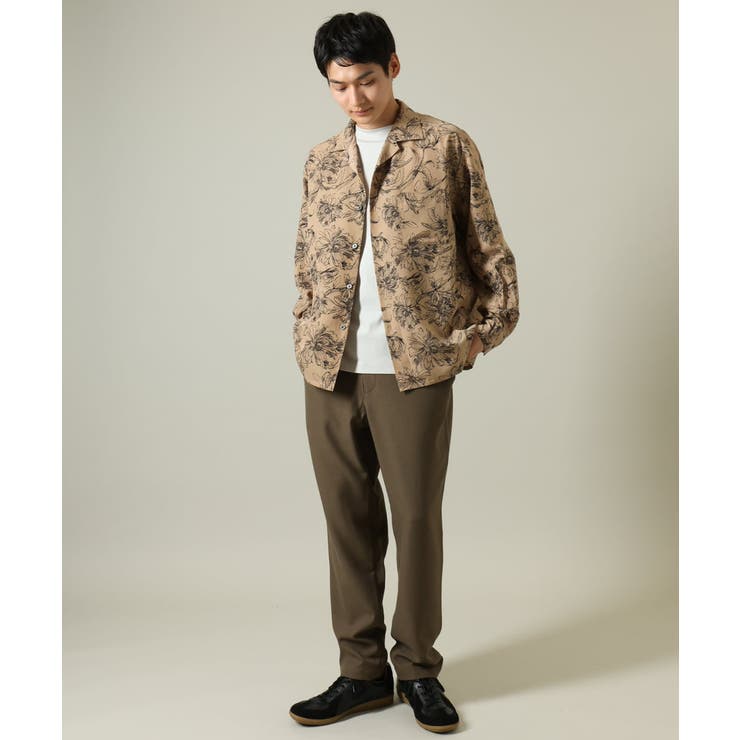 【サマ見えシャツ】ヴィンテージフラワーオープンカラーシャツ | a.v.v【MEN】 | 詳細画像10 