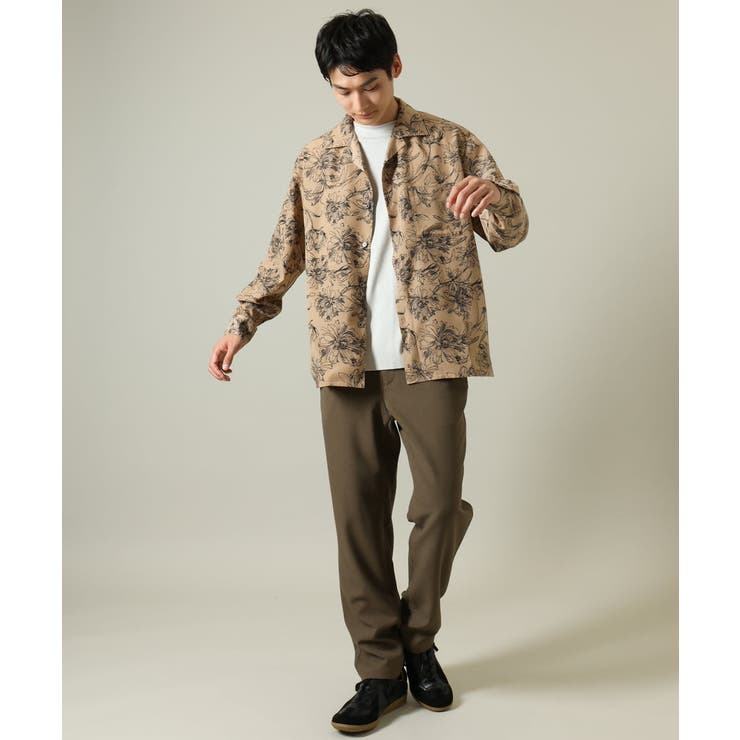 【サマ見えシャツ】ヴィンテージフラワーオープンカラーシャツ | a.v.v【MEN】 | 詳細画像12 