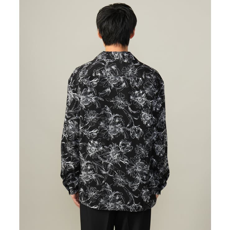 【サマ見えシャツ】ヴィンテージフラワーオープンカラーシャツ | a.v.v【MEN】 | 詳細画像19 