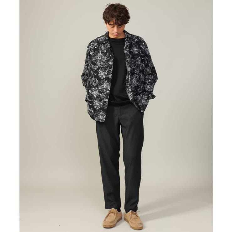 【サマ見えシャツ】ヴィンテージフラワーオープンカラーシャツ | a.v.v【MEN】 | 詳細画像2 