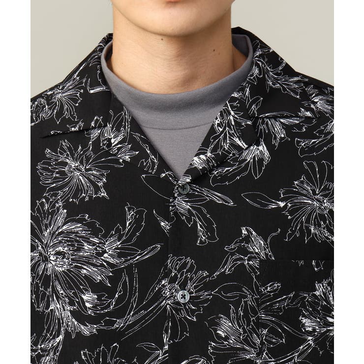 【サマ見えシャツ】ヴィンテージフラワーオープンカラーシャツ | a.v.v【MEN】 | 詳細画像20 