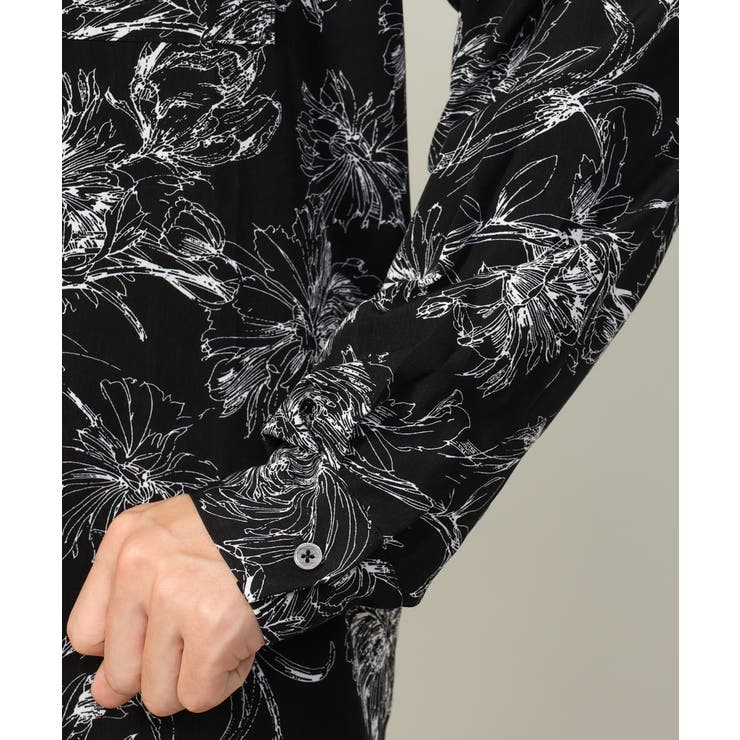 【サマ見えシャツ】ヴィンテージフラワーオープンカラーシャツ | a.v.v【MEN】 | 詳細画像21 