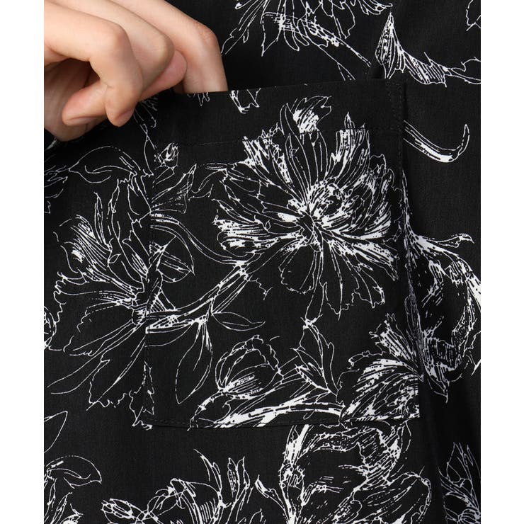 【サマ見えシャツ】ヴィンテージフラワーオープンカラーシャツ | a.v.v【MEN】 | 詳細画像23 