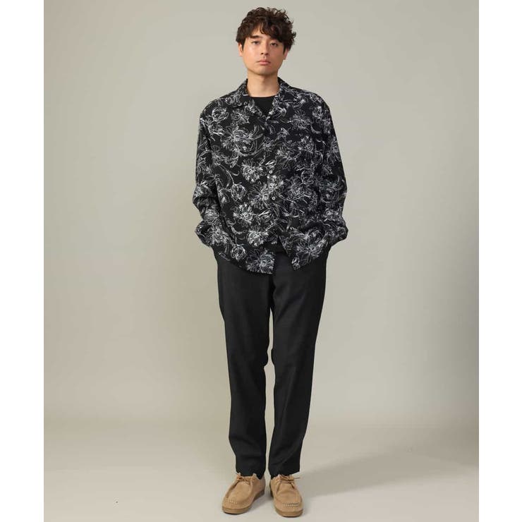 【サマ見えシャツ】ヴィンテージフラワーオープンカラーシャツ | a.v.v【MEN】 | 詳細画像4 