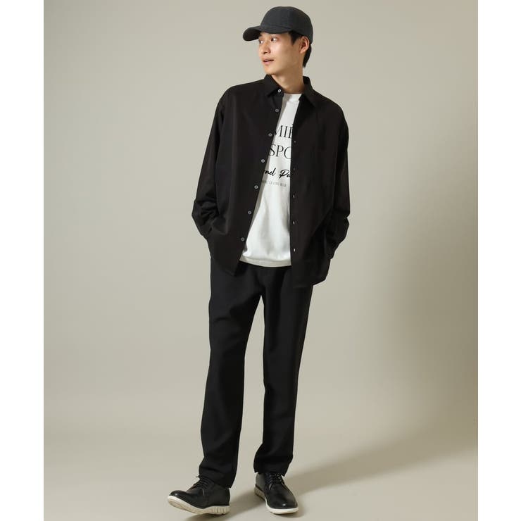 【イージーケア/毛玉になりづらい】ワイドシルエットシャツ | a.v.v【MEN】 | 詳細画像10 