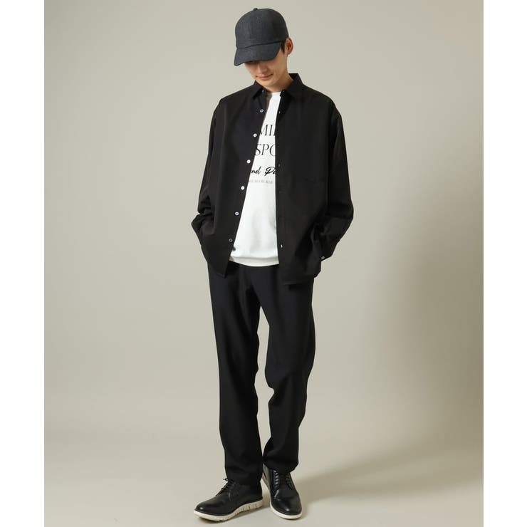 【イージーケア/毛玉になりづらい】ワイドシルエットシャツ | a.v.v【MEN】 | 詳細画像11 