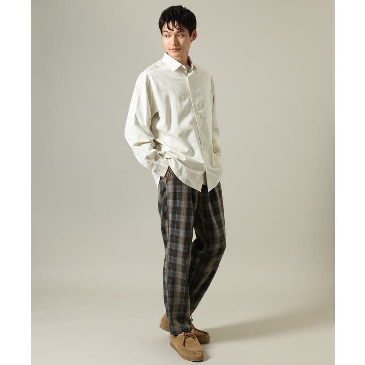 【イージーケア/毛玉になりづらい】ワイドシルエットシャツ | a.v.v【MEN】 | 詳細画像16 