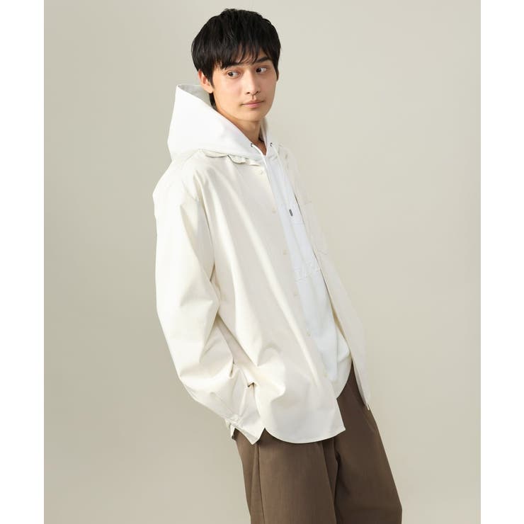 【イージーケア/毛玉になりづらい】ワイドシルエットシャツ | a.v.v【MEN】 | 詳細画像17 