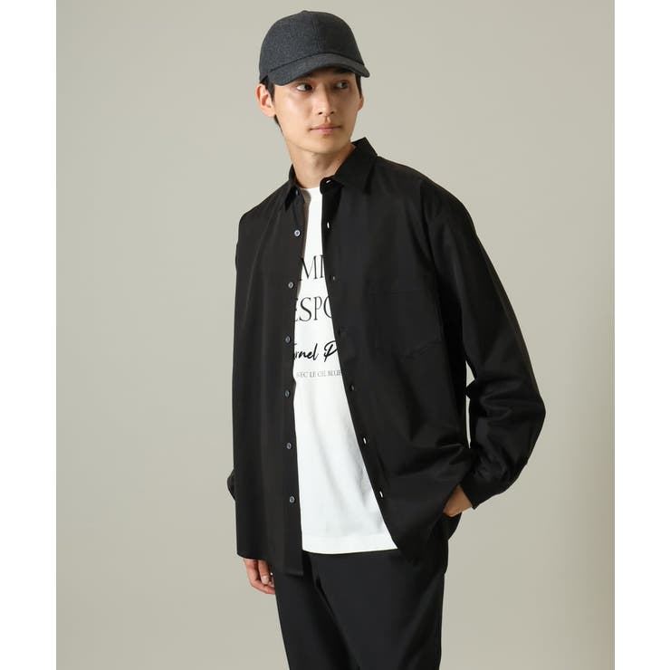 【イージーケア/毛玉になりづらい】ワイドシルエットシャツ | a.v.v【MEN】 | 詳細画像20 