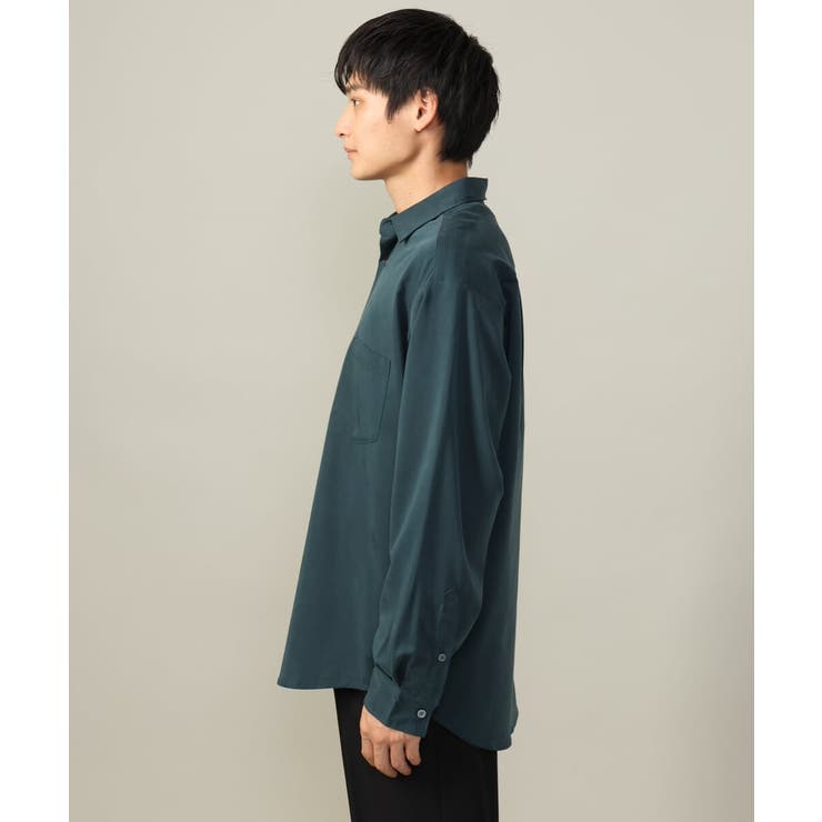 【イージーケア/毛玉になりづらい】ワイドシルエットシャツ | a.v.v【MEN】 | 詳細画像25 