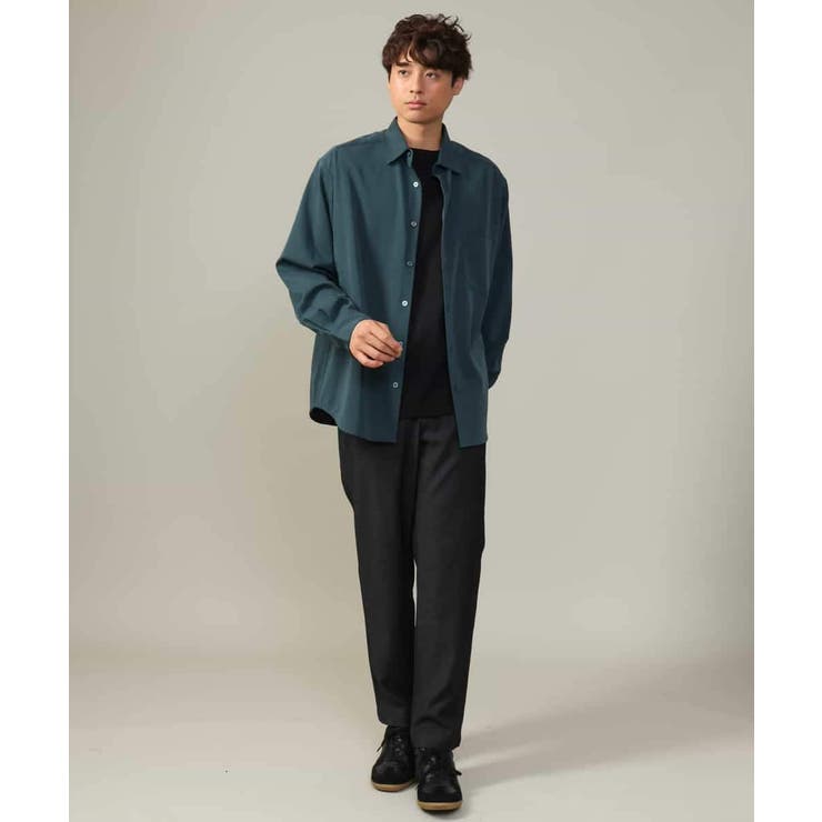 【イージーケア/毛玉になりづらい】ワイドシルエットシャツ | a.v.v【MEN】 | 詳細画像6 