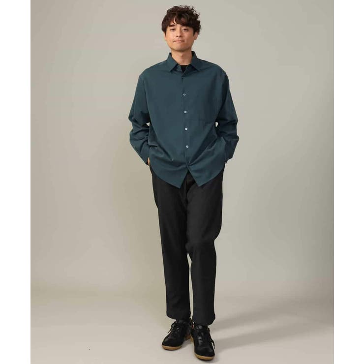 【イージーケア/毛玉になりづらい】ワイドシルエットシャツ | a.v.v【MEN】 | 詳細画像7 