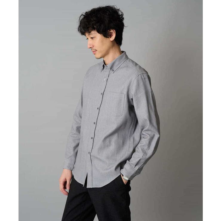 ヘリンボーンダブルフェイスシャツ | a.v.v【MEN】 | 詳細画像20 