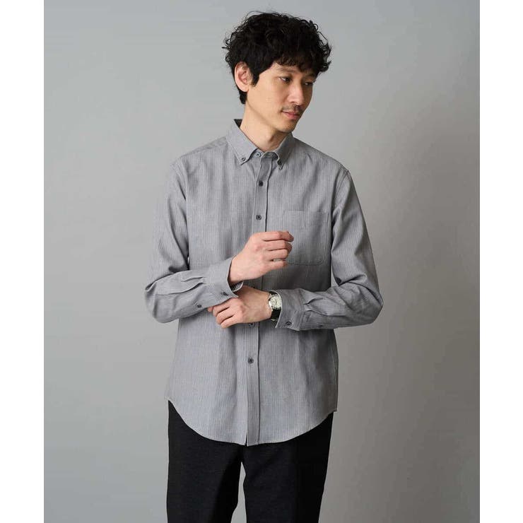 ヘリンボーンダブルフェイスシャツ | a.v.v【MEN】 | 詳細画像21 