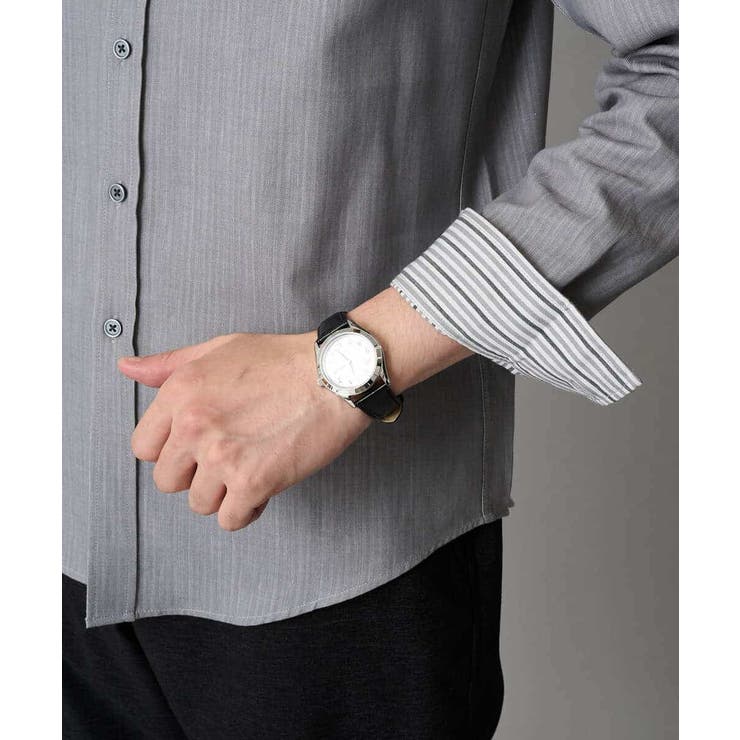 ヘリンボーンダブルフェイスシャツ | a.v.v【MEN】 | 詳細画像27 