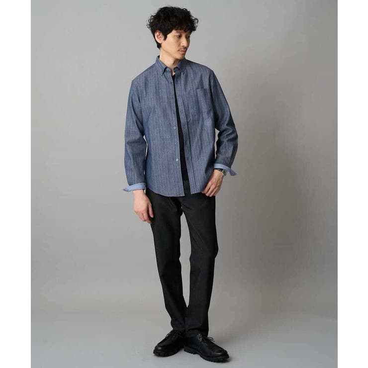 ヘリンボーンダブルフェイスシャツ | a.v.v【MEN】 | 詳細画像3 