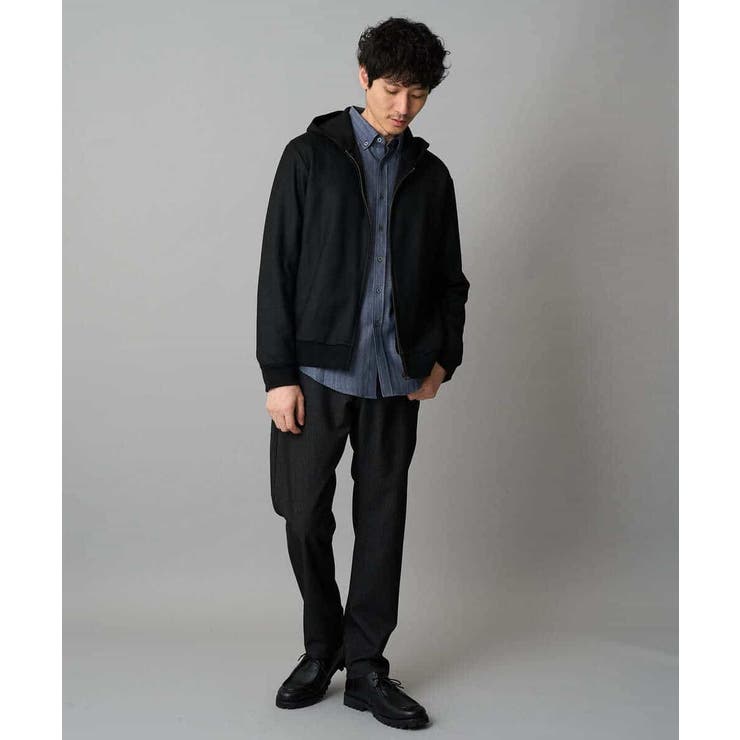 ヘリンボーンダブルフェイスシャツ | a.v.v【MEN】 | 詳細画像6 