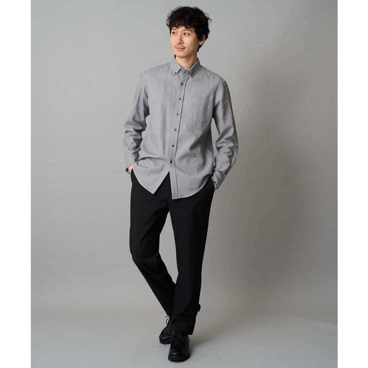 ヘリンボーンダブルフェイスシャツ | a.v.v【MEN】 | 詳細画像8 