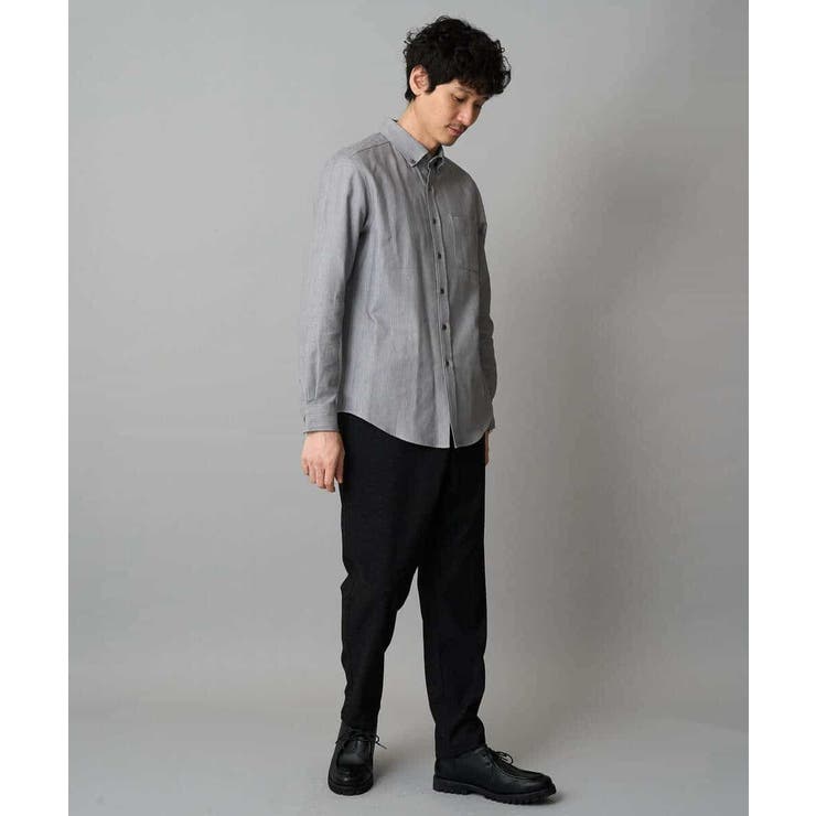 ヘリンボーンダブルフェイスシャツ | a.v.v【MEN】 | 詳細画像9 