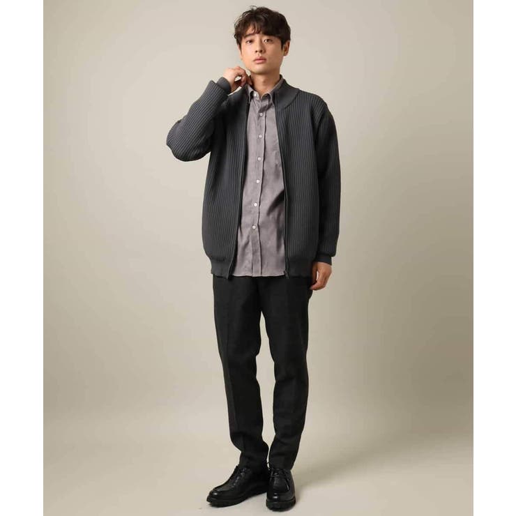 【人気No1シャツ】エッフェル塔刺繍 起毛ストレッチシャツ | a.v.v【MEN】 | 詳細画像13 