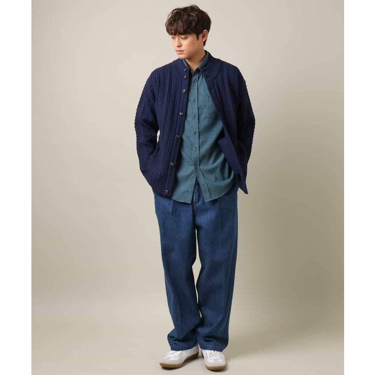【人気No1シャツ】エッフェル塔刺繍 起毛ストレッチシャツ | a.v.v【MEN】 | 詳細画像19 