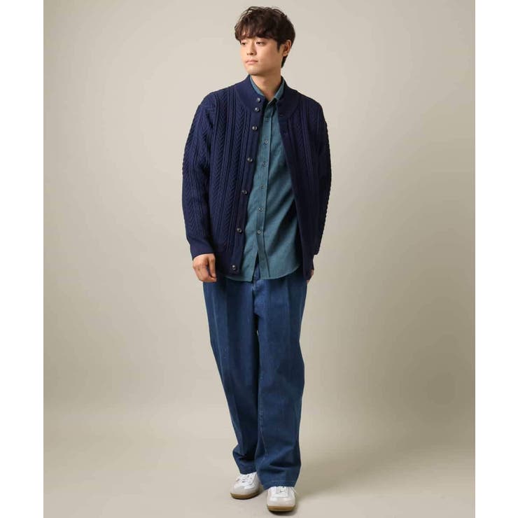 【人気No1シャツ】エッフェル塔刺繍 起毛ストレッチシャツ | a.v.v【MEN】 | 詳細画像21 