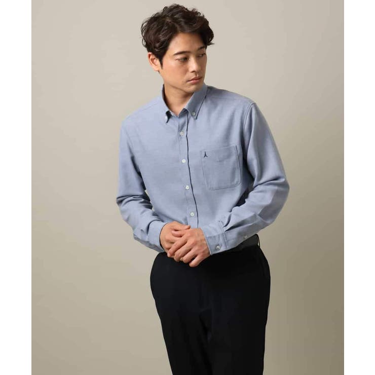 【人気No1シャツ】エッフェル塔刺繍 起毛ストレッチシャツ | a.v.v【MEN】 | 詳細画像37 