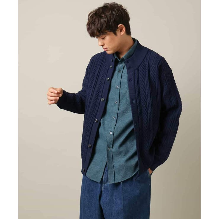 【人気No1シャツ】エッフェル塔刺繍 起毛ストレッチシャツ | a.v.v【MEN】 | 詳細画像42 