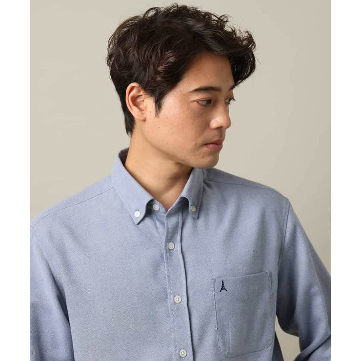 【人気No1シャツ】エッフェル塔刺繍 起毛ストレッチシャツ | a.v.v【MEN】 | 詳細画像66 
