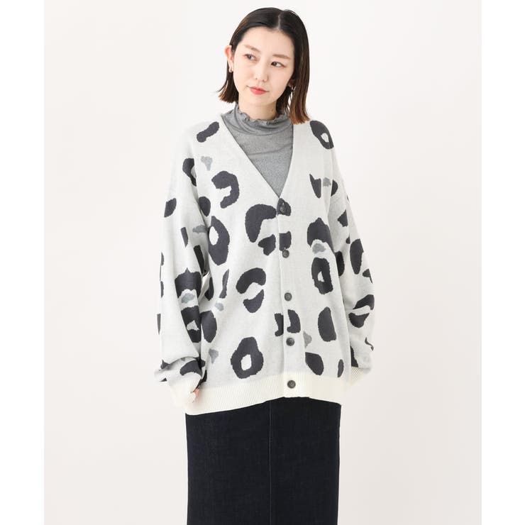 【ユニセックス】柄ジャカードワイドカーディガン | a.v.v【MEN】 | 詳細画像23 