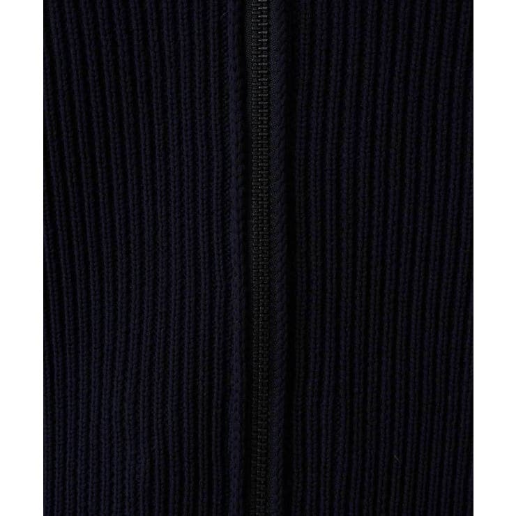 【洗濯機で洗える】ポリエステルリブニットジップアップカーディガン | a.v.v【MEN】 | 詳細画像38 