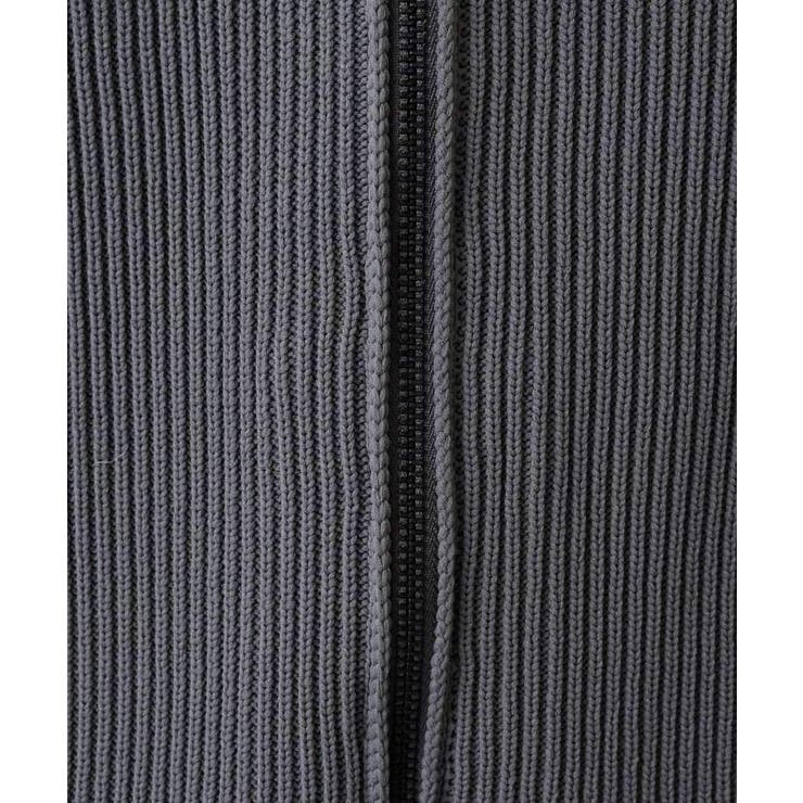 【洗濯機で洗える】ポリエステルリブニットジップアップカーディガン | a.v.v【MEN】 | 詳細画像39 