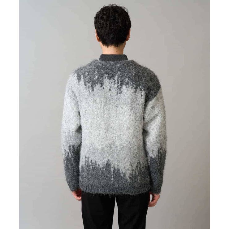 ボカシ柄起毛シャギーワイドカーディガン | a.v.v【MEN】 | 詳細画像20 