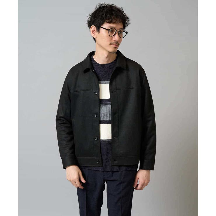 【洗濯機で洗える】モールボーダークルーネックニット | a.v.v【MEN】 | 詳細画像30