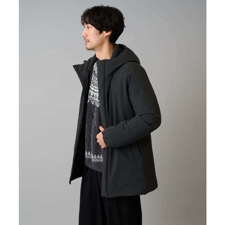 【洗える】モール求心柄クルーネックニット | a.v.v【MEN】 | 詳細画像24 