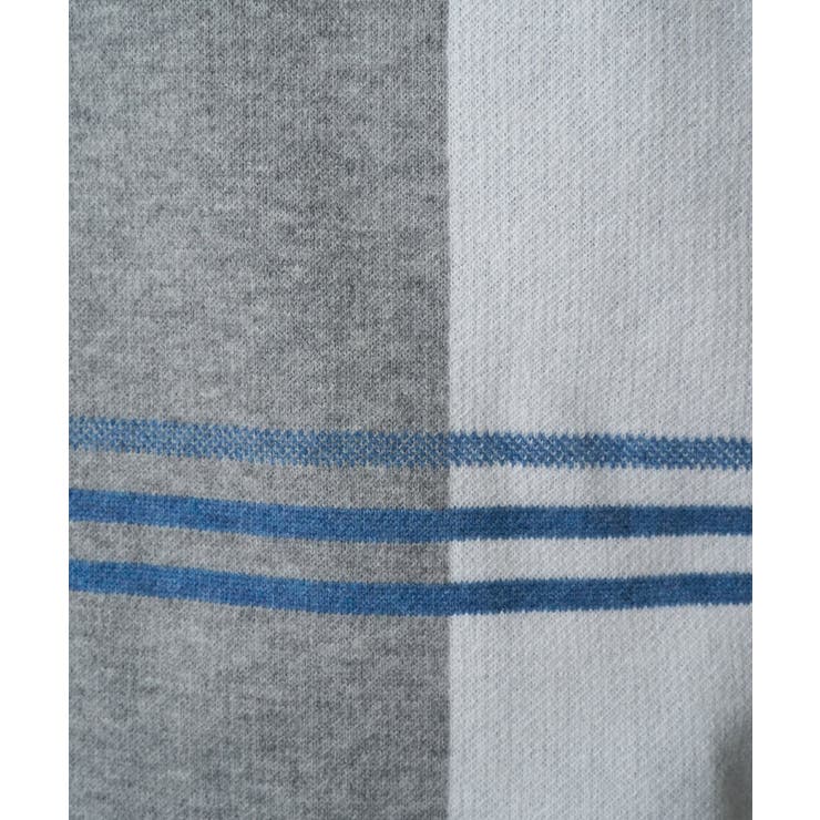 【洗濯機で洗える】チェックジャカードクルーネックニット | a.v.v【MEN】 | 詳細画像14 