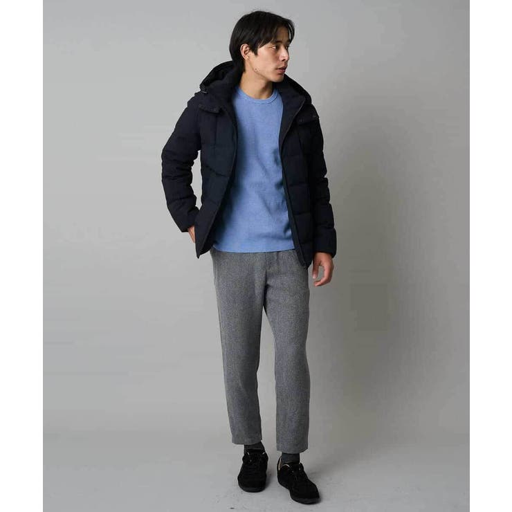 【洗濯機で洗える】ジャカードクルーネックニット | a.v.v【MEN】 | 詳細画像19 