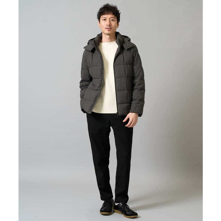 【洗濯機で洗える】ワンポイント刺繍ボートネックニット | a.v.v【MEN】 | 詳細画像13