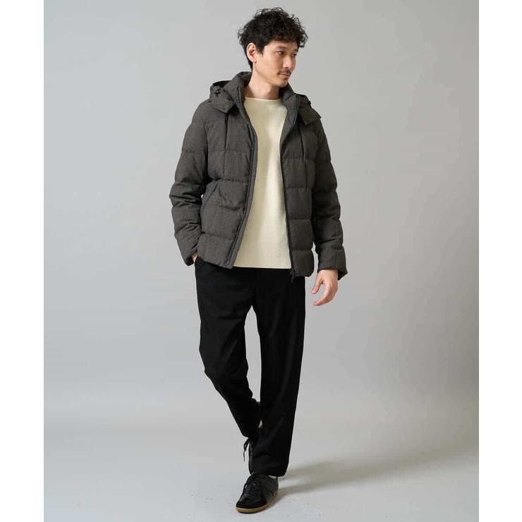 【洗濯機で洗える】ワンポイント刺繍ボートネックニット | a.v.v【MEN】 | 詳細画像15