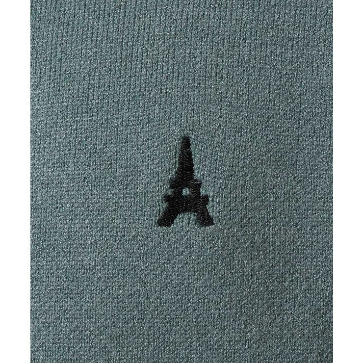 【洗濯機で洗える】ワンポイント刺繍ボートネックニット | a.v.v【MEN】 | 詳細画像28