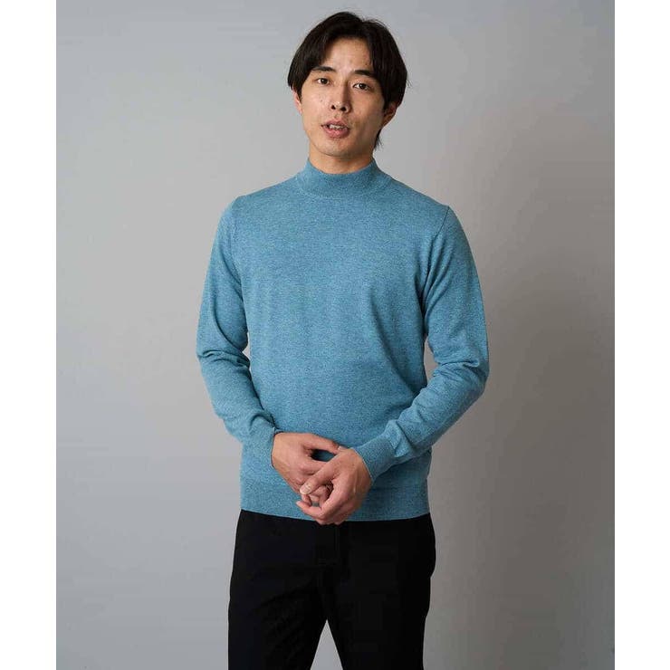 【洗える】14ゲージスマートモックネックニット〈ON/OFF SERIES〉 | a.v.v【MEN】 | 詳細画像1 