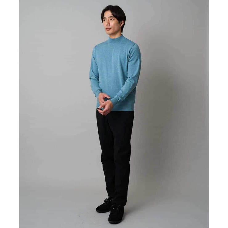 【洗える】14ゲージスマートモックネックニット〈ON/OFF SERIES〉 | a.v.v【MEN】 | 詳細画像4 