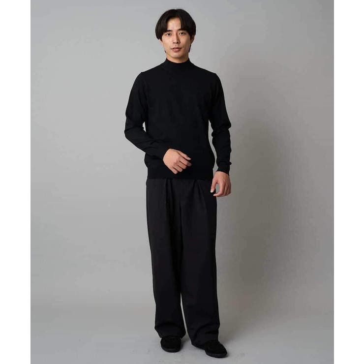 【洗える】14ゲージスマートモックネックニット〈ON/OFF SERIES〉 | a.v.v【MEN】 | 詳細画像5 