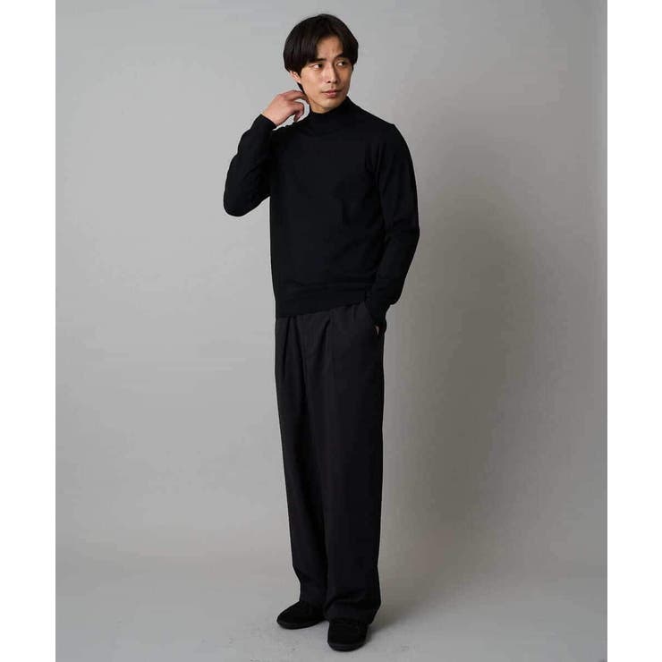 【洗える】14ゲージスマートモックネックニット〈ON/OFF SERIES〉 | a.v.v【MEN】 | 詳細画像6 