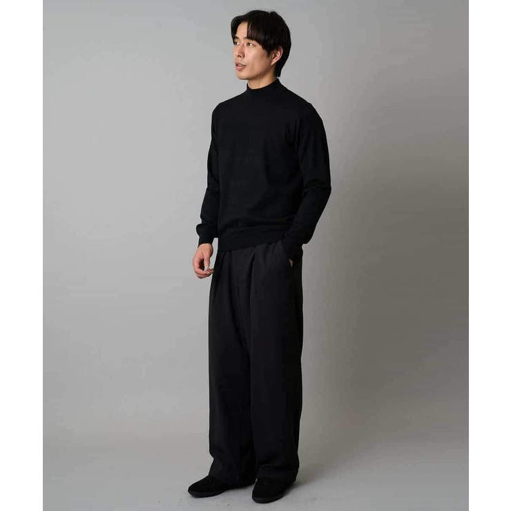 【洗える】14ゲージスマートモックネックニット〈ON/OFF SERIES〉 | a.v.v【MEN】 | 詳細画像7 