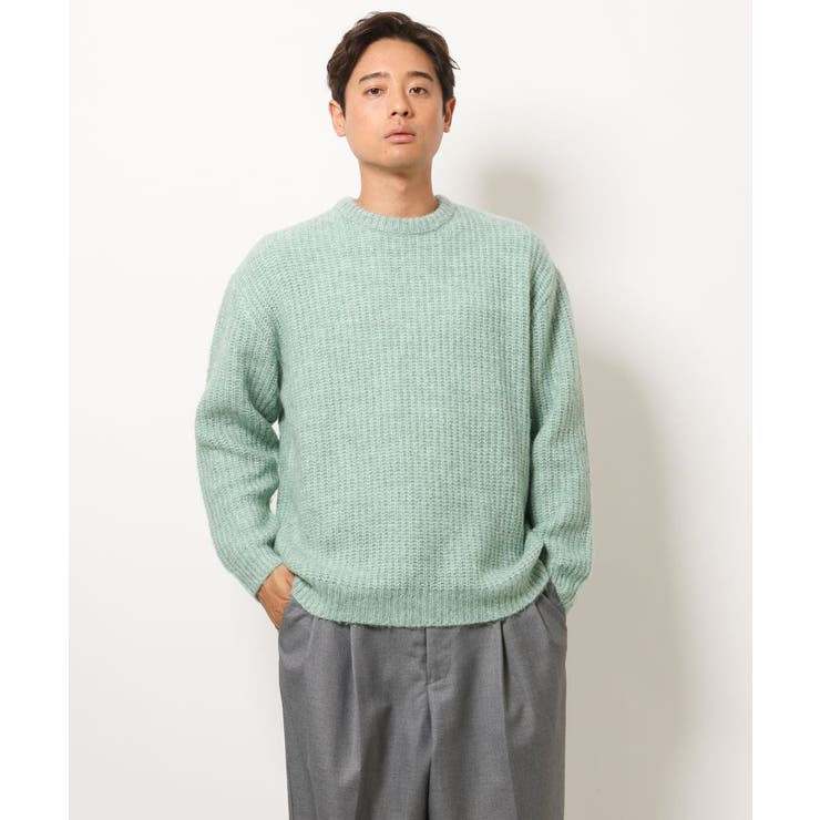 【ユニセックス】ふわ軽クルーネックニット | a.v.v【MEN】 | 詳細画像16 