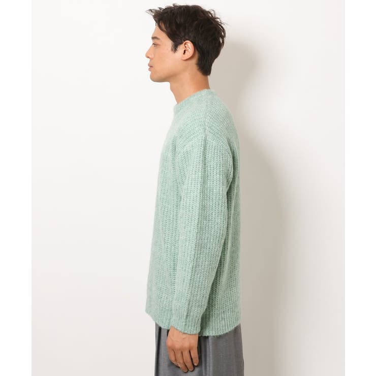 【ユニセックス】ふわ軽クルーネックニット | a.v.v【MEN】 | 詳細画像17 