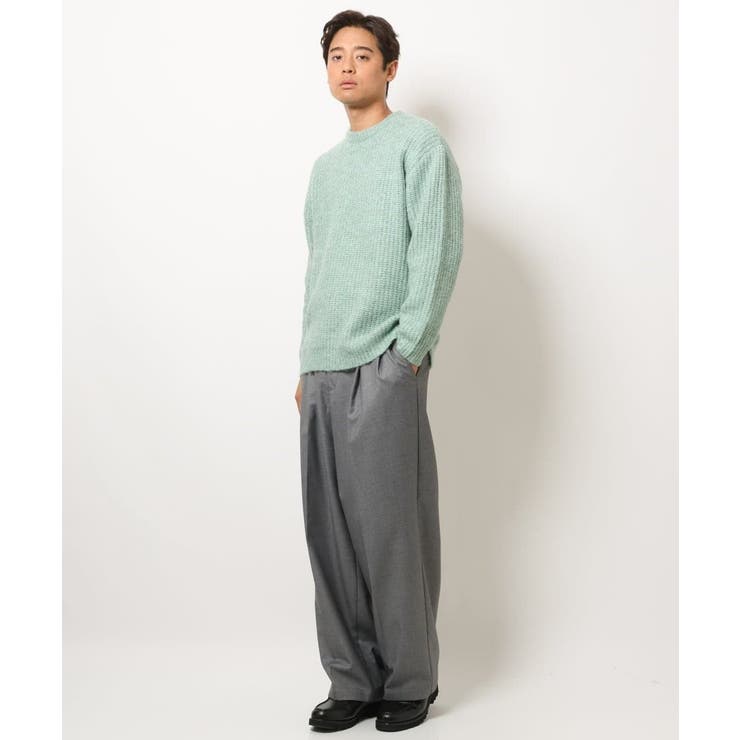 【ユニセックス】ふわ軽クルーネックニット | a.v.v【MEN】 | 詳細画像24 