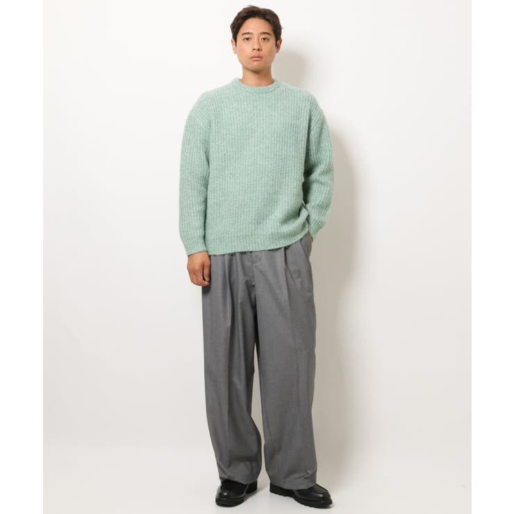 【ユニセックス】ふわ軽クルーネックニット | a.v.v【MEN】 | 詳細画像25 