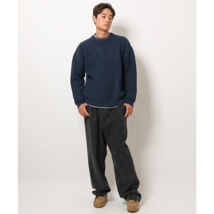 【ユニセックス】ふわ軽クルーネックニット | a.v.v【MEN】 | 詳細画像32 